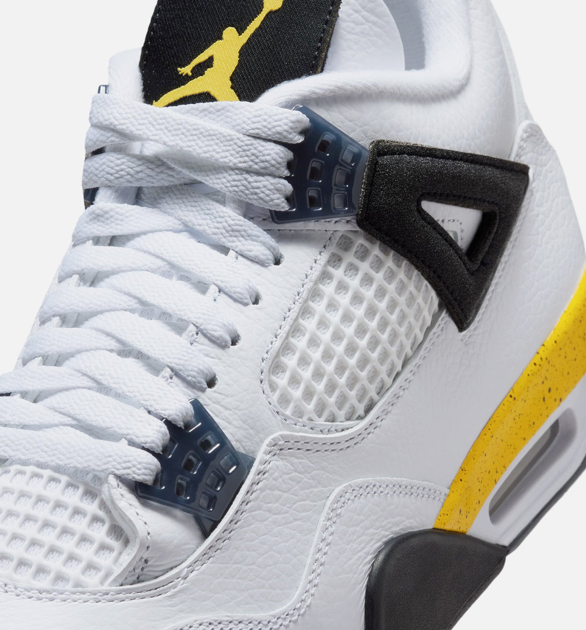 Air Jordan 4 Retro "Rare Air" Tour Yellow Men's Lifestyle Shoes – White/Dark Blue Grey/Black/Tour Yellow