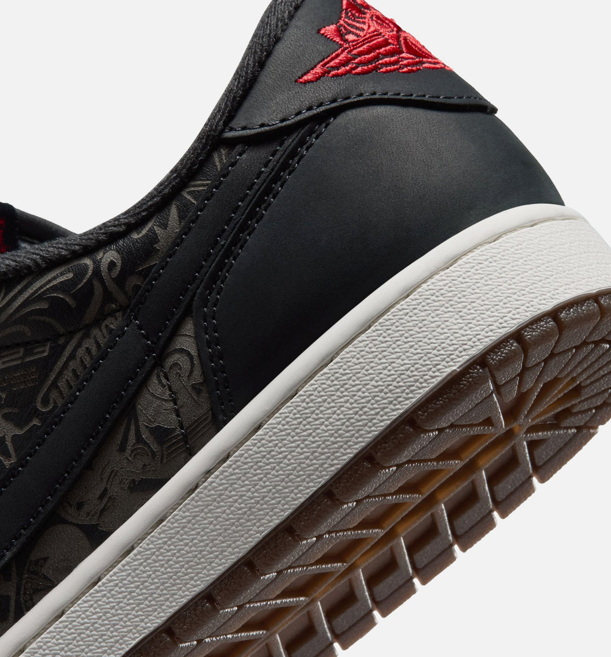 Air Jordan 1 Retro Low OG "Laser Black and Varsity Red" Men's Lifestyle Shoes – Black/Varsity Red/Summit White