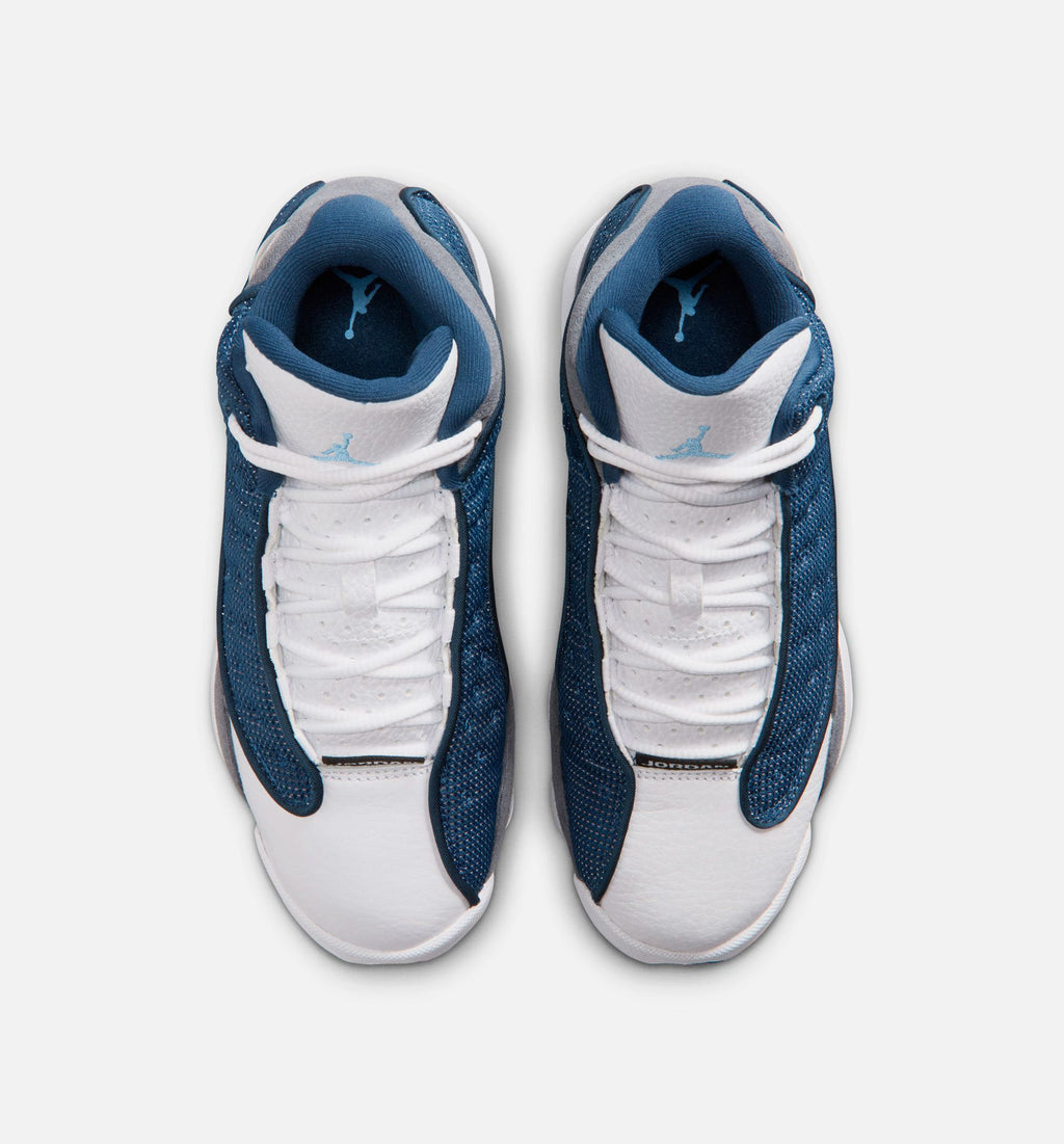 Air Jordan 13 Retro Navy/Flint Grey Grade School Lifestyle Shoes – Navy/University Blue/Flint Grey/White