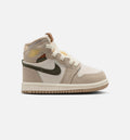Air Jordan 1 Retro High OG "Khaki" Infant/Toddler Lifestyle Shoes – Khaki/Sail/Coconut Milk/Cargo Khaki