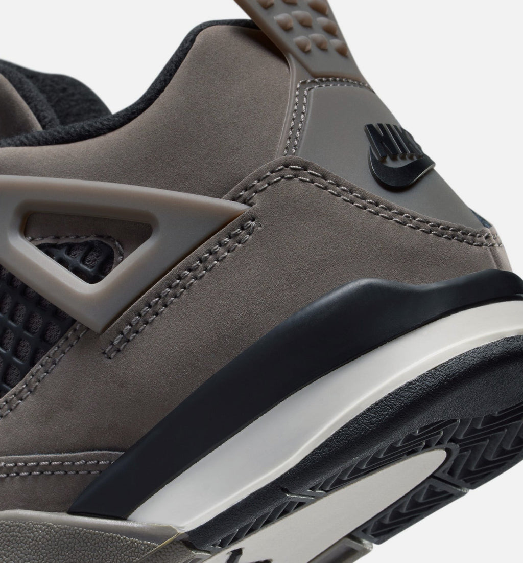 Air Jordan 4 Retro "Cave Stone and Black" Preschool Lifestyle Shoes – Cave Stone/Black/Moon Particle