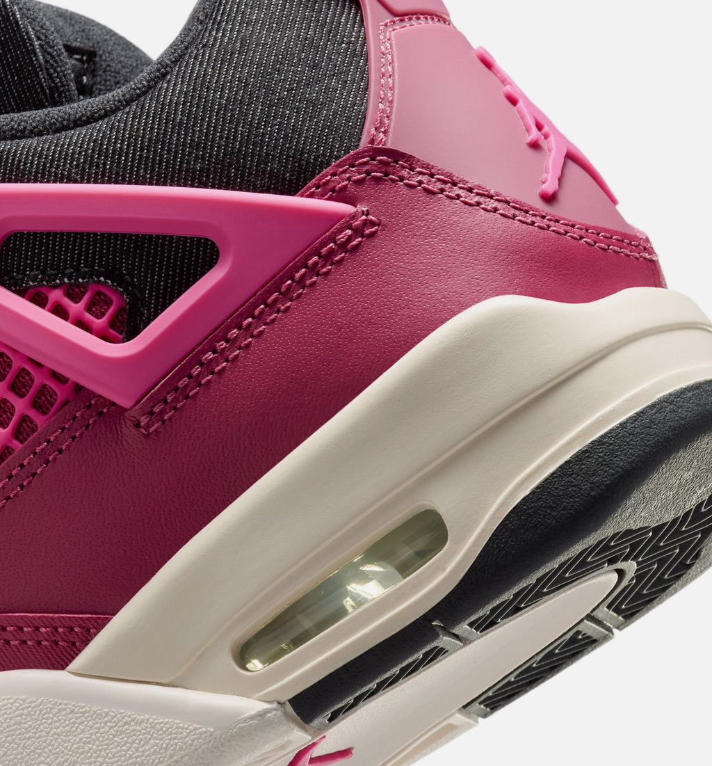 Air Jordan 4 Retro "She's A Star" Grade School Lifestyle Shoes – Sweet Beet/Desert Pink/Off Noir/Chalk