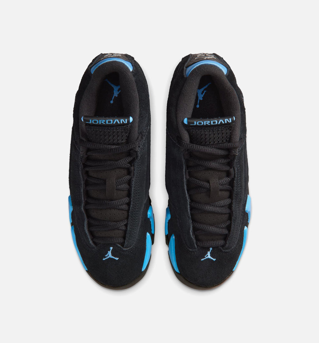 Air Jordan 14 Retro Black/University Blue Grade School Lifestyle Shoes – Black/White/University Blue