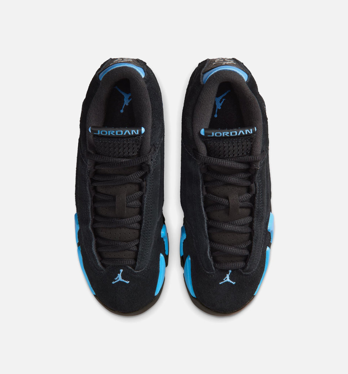Air Jordan 14 Retro Black/University Blue Grade School Lifestyle Shoes – Black/White/University Blue