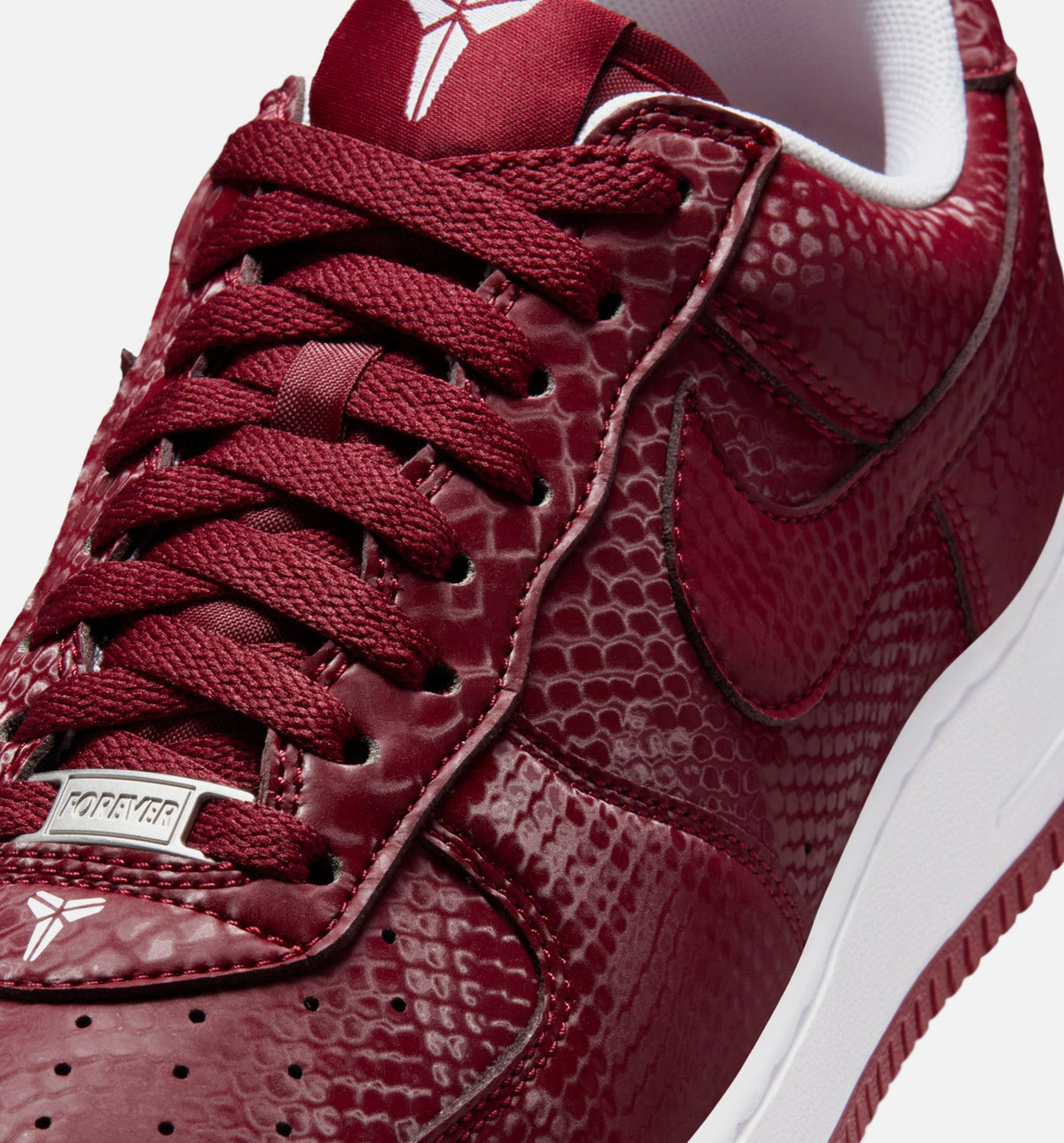 Nike Kobe Air Force 1 Low Merion Men's Lifestyle Shoes – Team Red/White