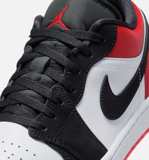 Air Jordan 1 Low SE Men's Lifestyle Shoes – White/Varsity Red/Black