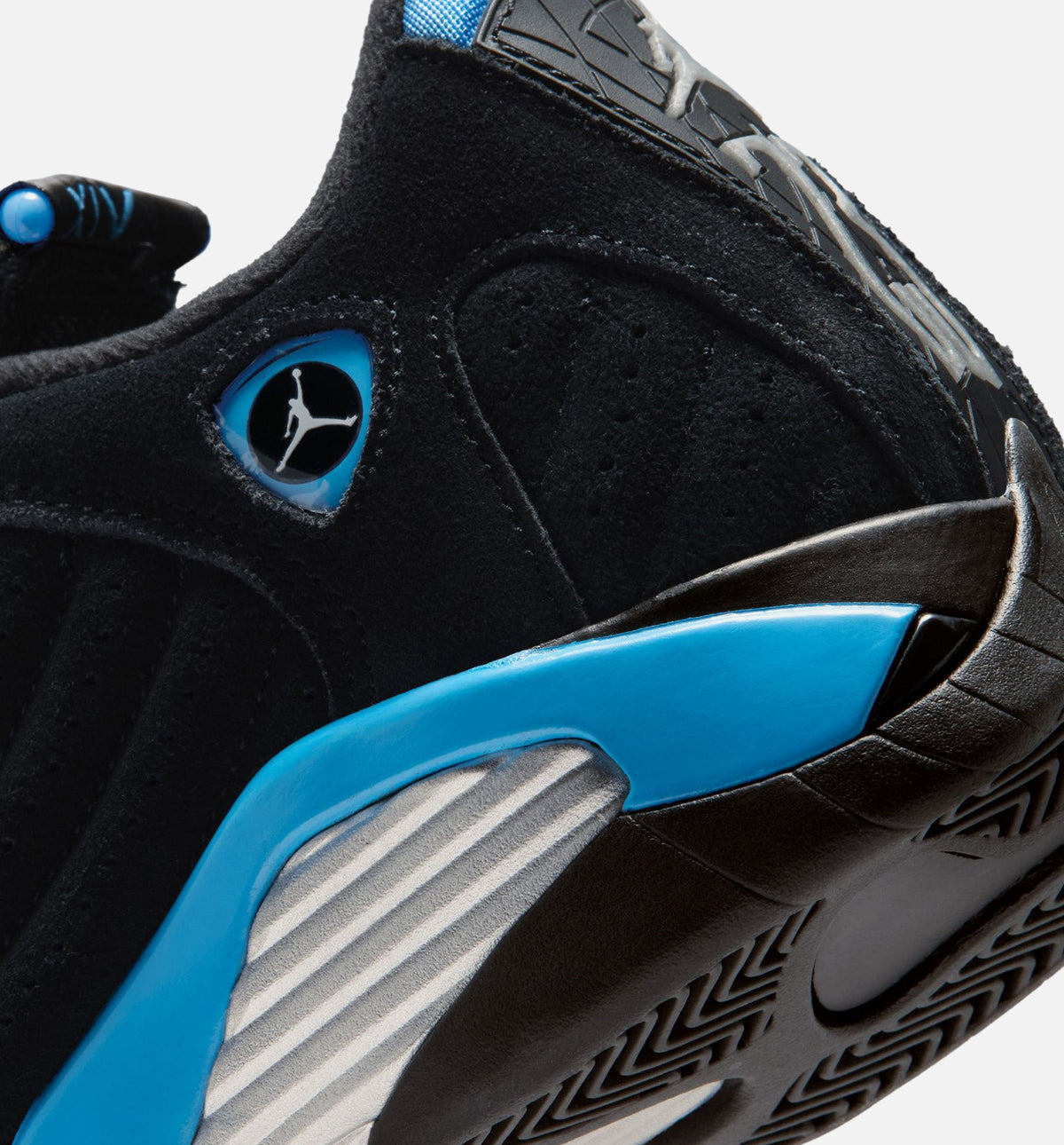 Air Jordan 14 Retro Black/University Blue Grade School Lifestyle Shoes – Black/White/University Blue