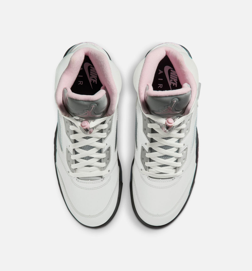 Air Jordan 5 Retro "Medium Soft Pink" Men's Lifestyle Shoes – White/Soft Pink/Black