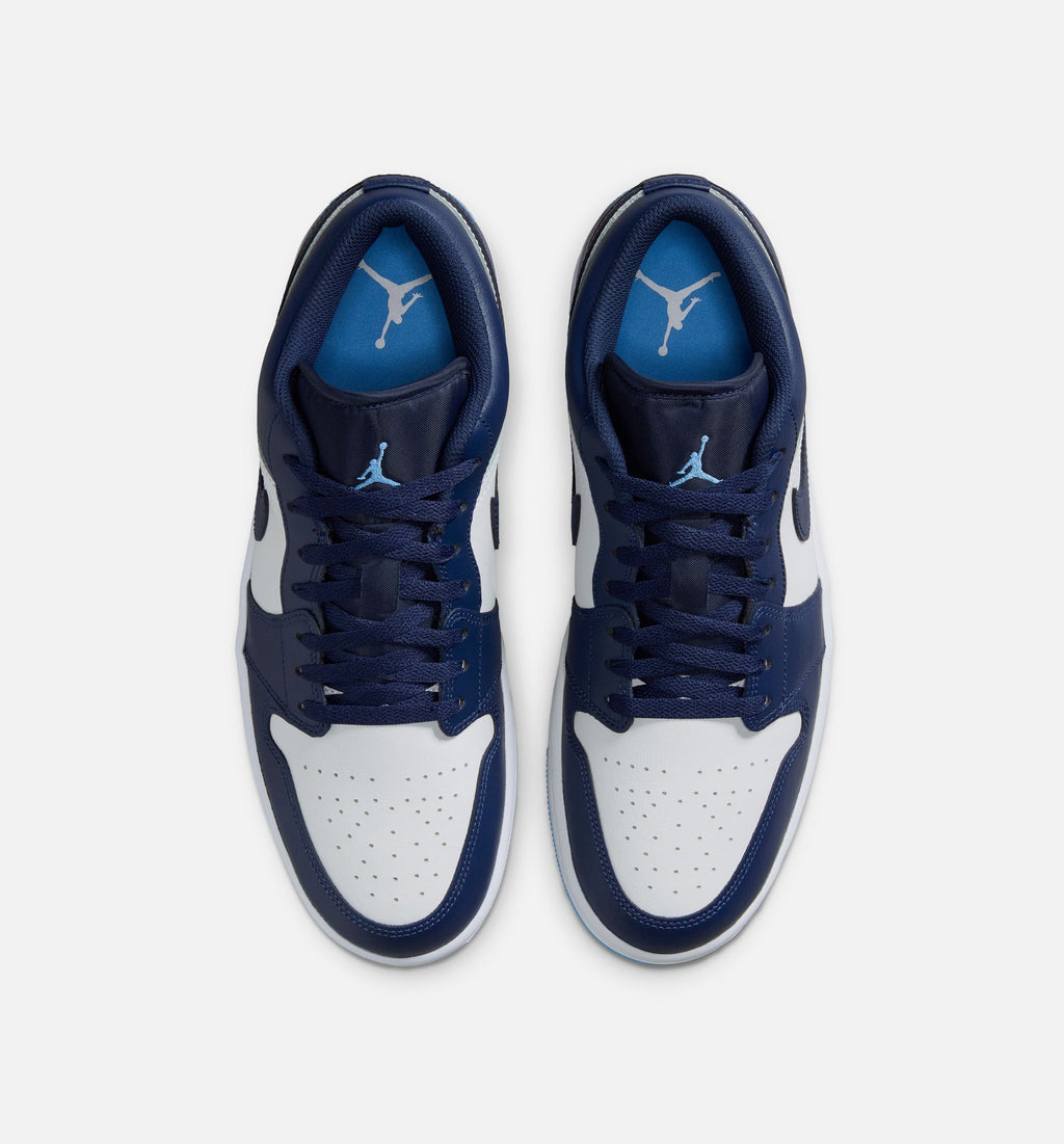 Air Jordan 1 Low Men's Lifestyle Shoes – Midnight Navy/University Blue/White