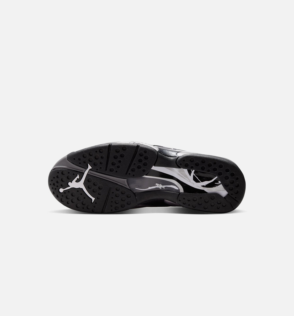 Air Jordan 8 Retro Chrome Men's Lifestyle Shoes – Black/White/Light Graphite