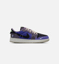 Air Jordan 1 Low OG "Regency Purple" Grade School Lifestyle Shoes – Regency Purple/Vapor Green/Black/Dark Raisin