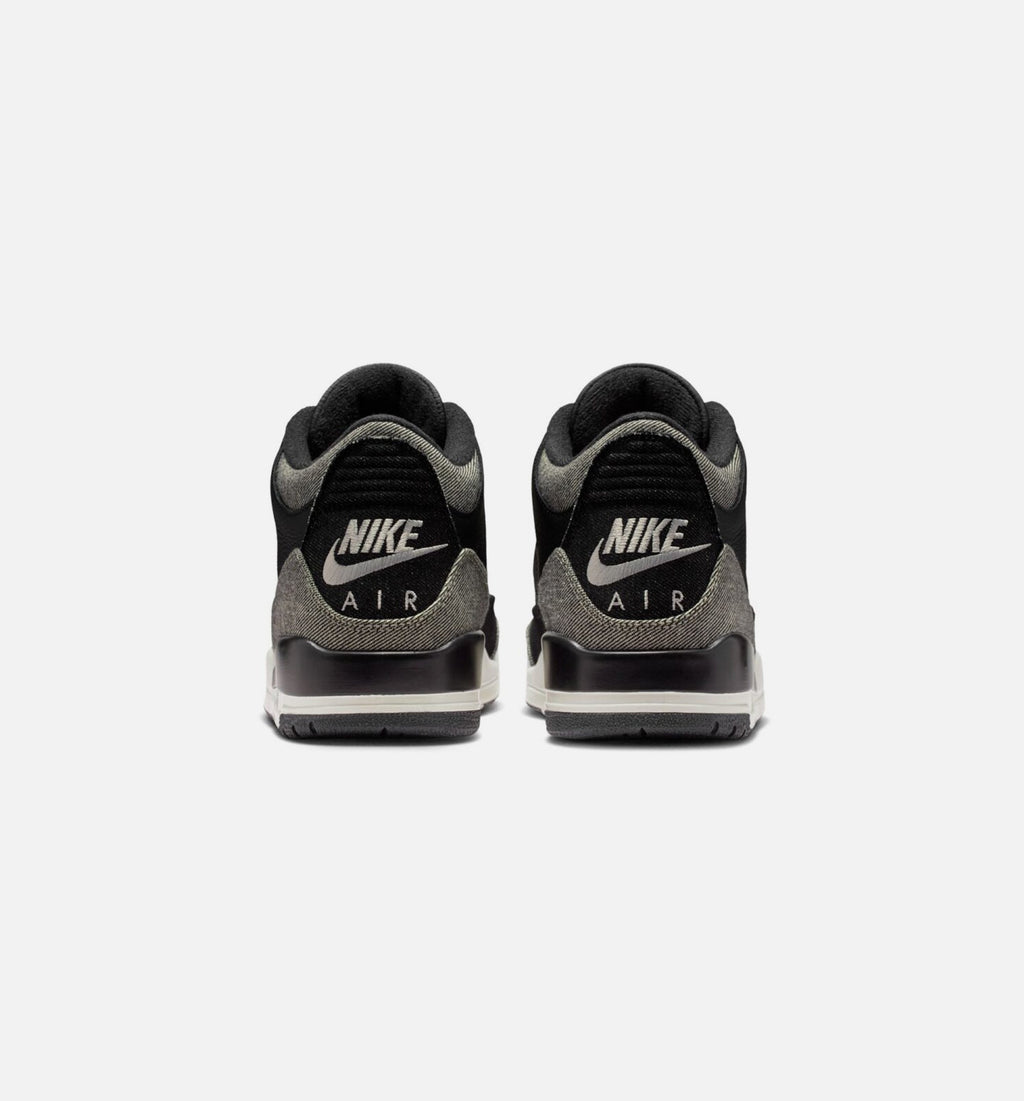 Air Jordan 3 x Levi's Black and White Men's Lifestyle Shoes – Denim/Black/Gym Red