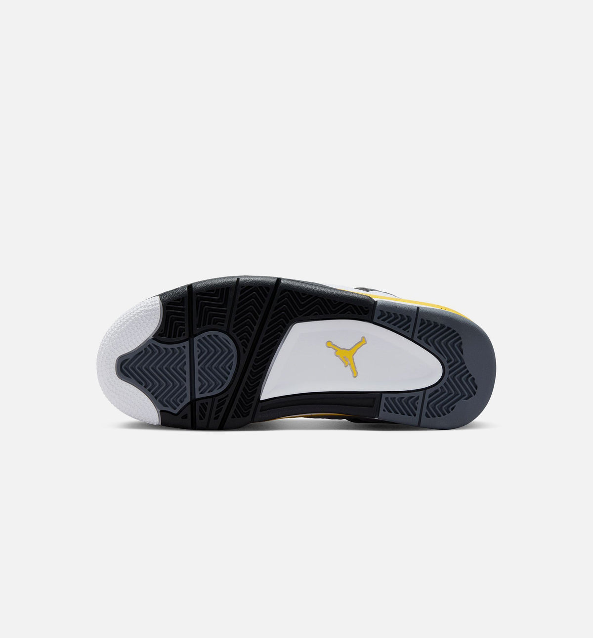 Air Jordan 4 Retro "Rare Air" Tour Yellow Grade School Lifestyle Shoes – White/Dark Blue Grey/Black/Tour Yellow