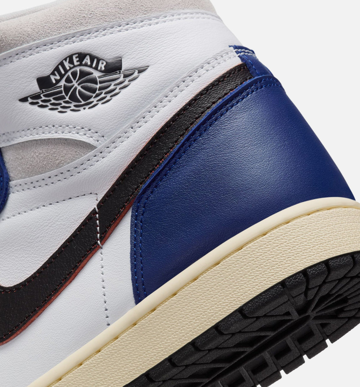 Air Jordan 1 Retro High OG "Rare Air" Deep Royal Blue Men's Lifestyle Shoes – White/Black/Neutral Grey/Deep Royal Blue