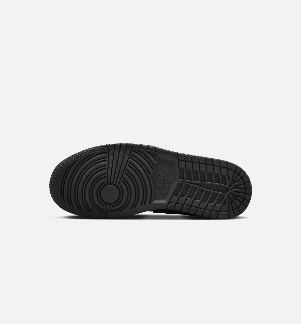 Air Jordan 1 Low Patent Elephant Women's Lifestyle Shoes – Black/White/Metallic Silver