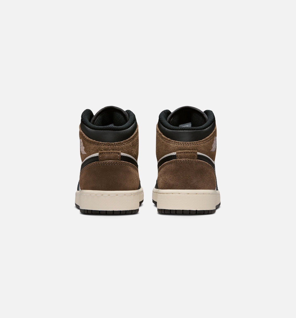 Air Jordan 1 Mid "Palomino" Grade School Lifestyle Shoes – Black/Phantom/Palomino/University Red
