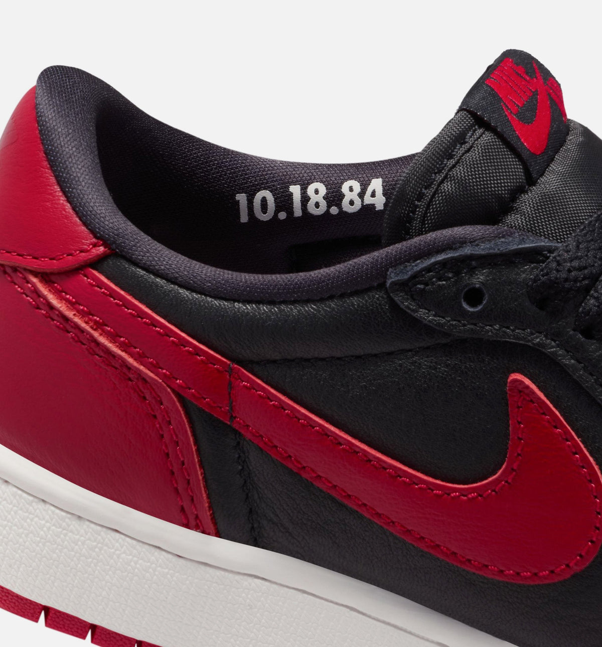 Air Jordan 1 Retro Low OG "Banned" Grade School Lifestyle Shoes – Black/Varsity Red/Summit White