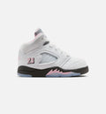 Air Jordan 5 Retro "Medium Soft Pink" Infant/Toddler Lifestyle Shoes – White/Black/Medium Soft Pink