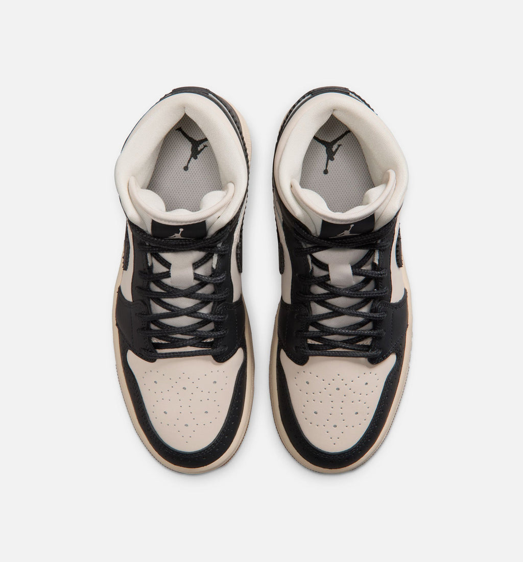 Air Jordan 1 Mid SE Women's Lifestyle Shoes – Off-Noir/Chalk/Pearl White