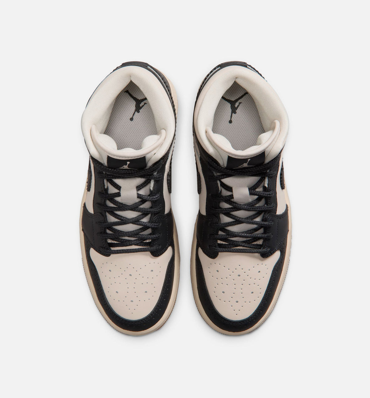 Air Jordan 1 Mid SE Women's Lifestyle Shoes – Off-Noir/Chalk/Pearl White