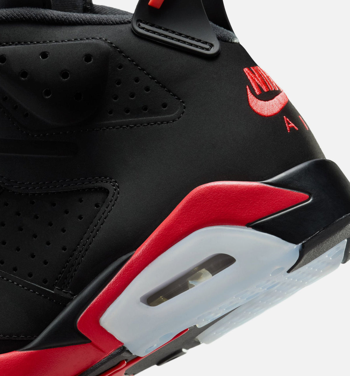 Air Jordan 6 Retro Infrared Men's Lifestyle Shoes / Black / Light Crimson