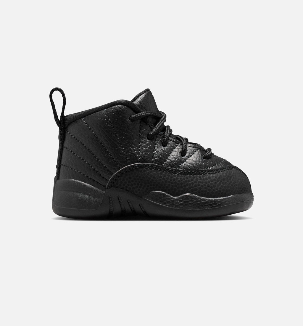 Air Jordan 12 Retro Bloodline Infant/Toddler Lifestyle Shoes – Black/Varsity Red