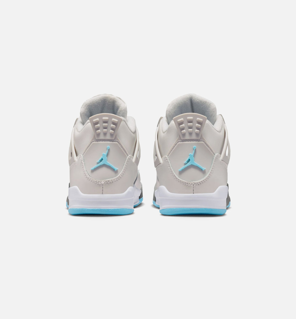 Air Jordan 4 Retro "Blue Chill" Preschool Lifestyle Shoes – Photon Dust/Blue Chill/Flat Pewter/White/Blue Tint
