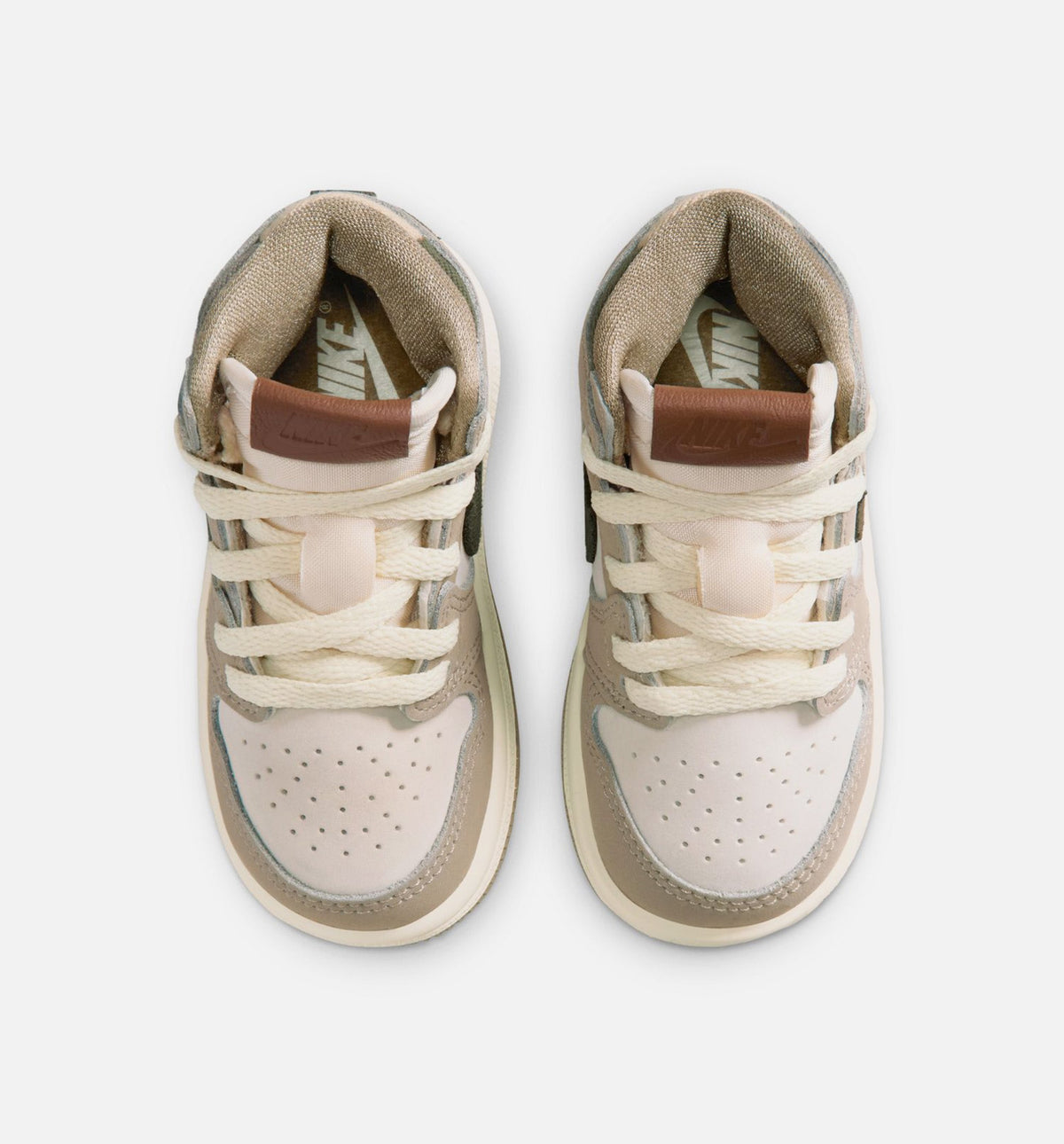 Air Jordan 1 Retro High OG "Khaki" Infant/Toddler Lifestyle Shoes – Khaki/Sail/Coconut Milk/Cargo Khaki