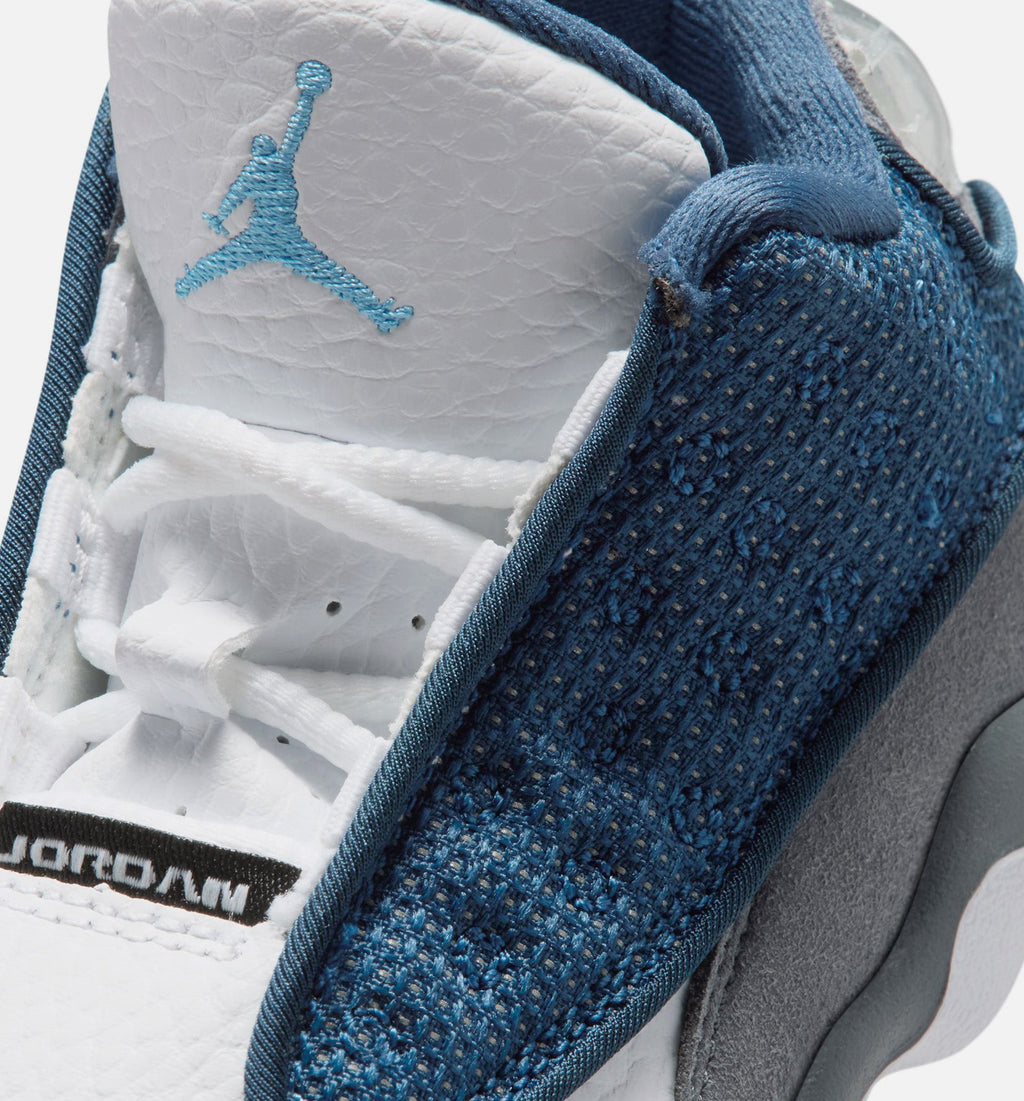 Air Jordan 13 Retro Navy/Flint Grey Infant/Toddler Lifestyle Shoes – Navy/University Blue/Flint Grey/White