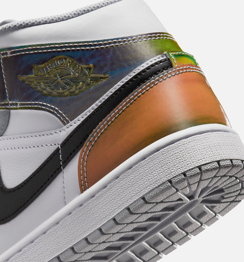 Air Jordan 1 Mid SE Men's Lifestyle Shoes – Black/White/Wolf Grey