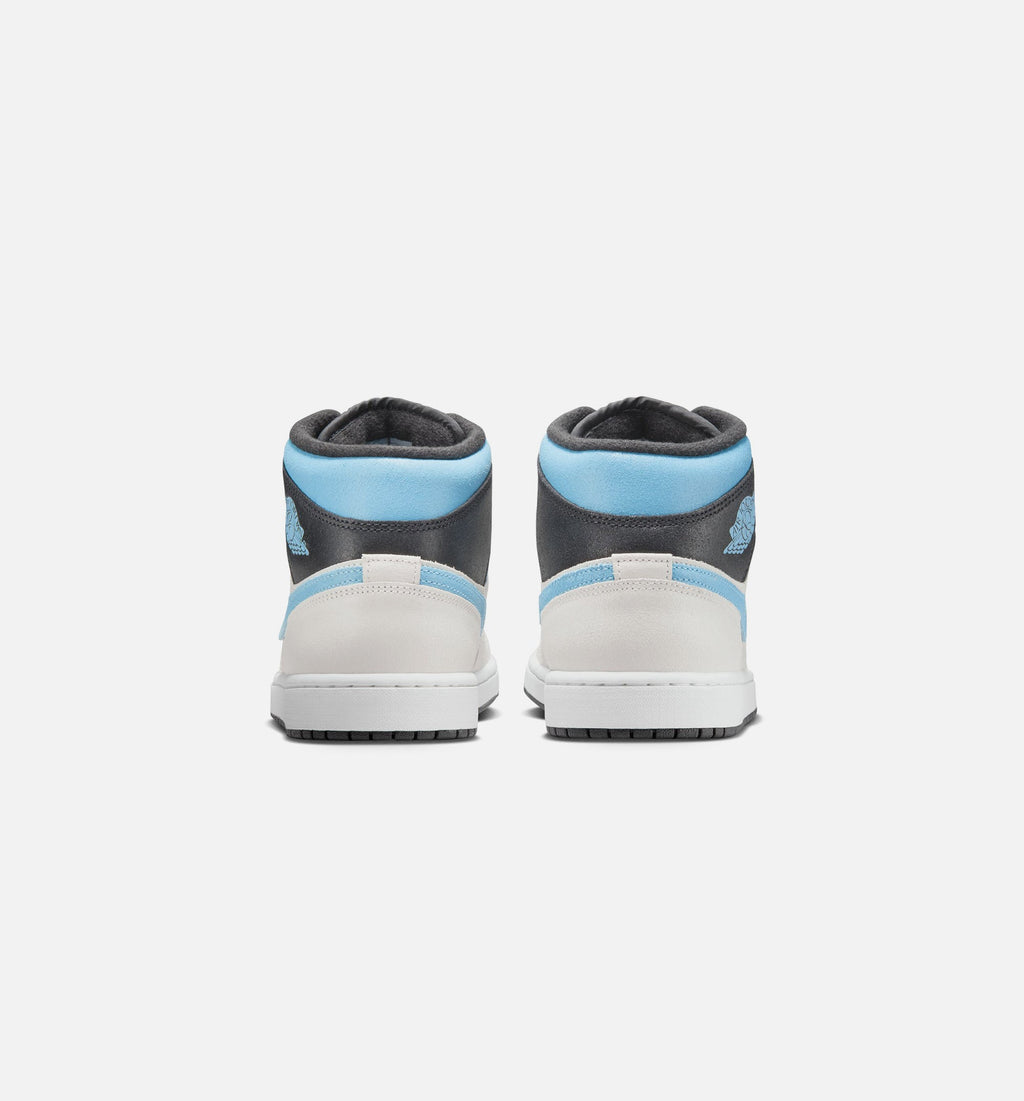 Air Jordan 1 Mid SE "Blue Chill" Men's Lifestyle Shoes – Summit White/Blue Chill/Black