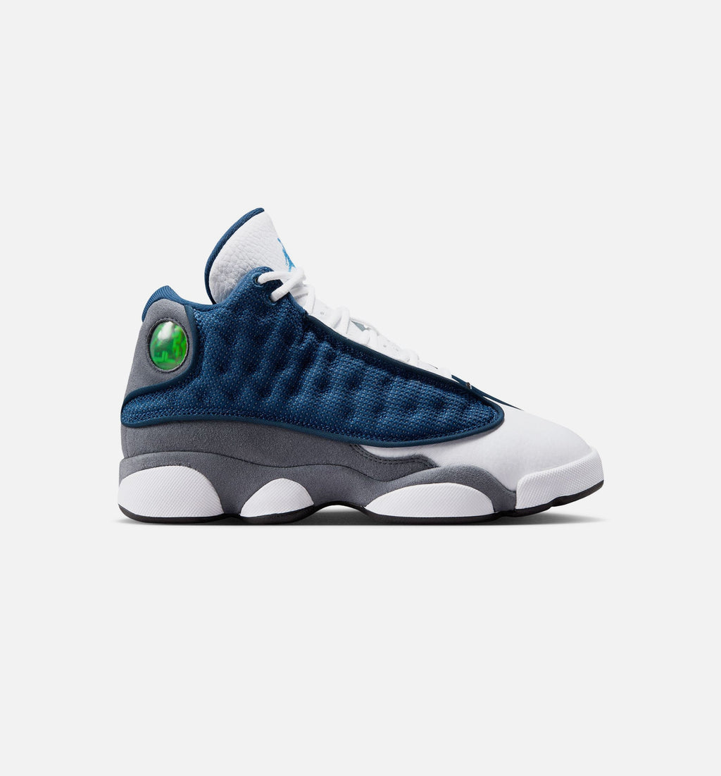 Air Jordan 13 Retro Navy/Flint Grey Grade School Lifestyle Shoes – Navy/University Blue/Flint Grey/White