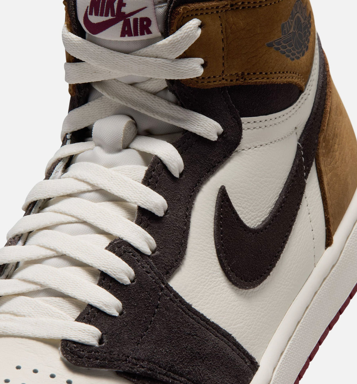 Air Jordan 1 Retro High OG "Love Letter" Men's Lifestyle Shoes – Shadow Brown/Team Red/Light British Tan