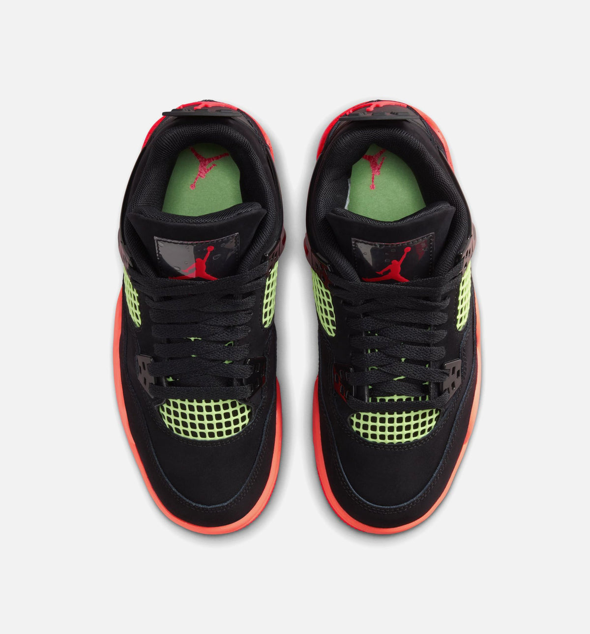 Air Jordan 4 Retro "Black Infrared 23" Grade School Lifestyle Shoes – Black/Infrared 23/Bright Mango
