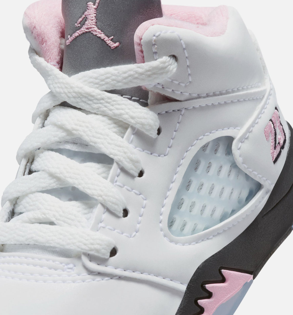 Air Jordan 5 Retro "Medium Soft Pink" Infant/Toddler Lifestyle Shoes – White/Black/Medium Soft Pink