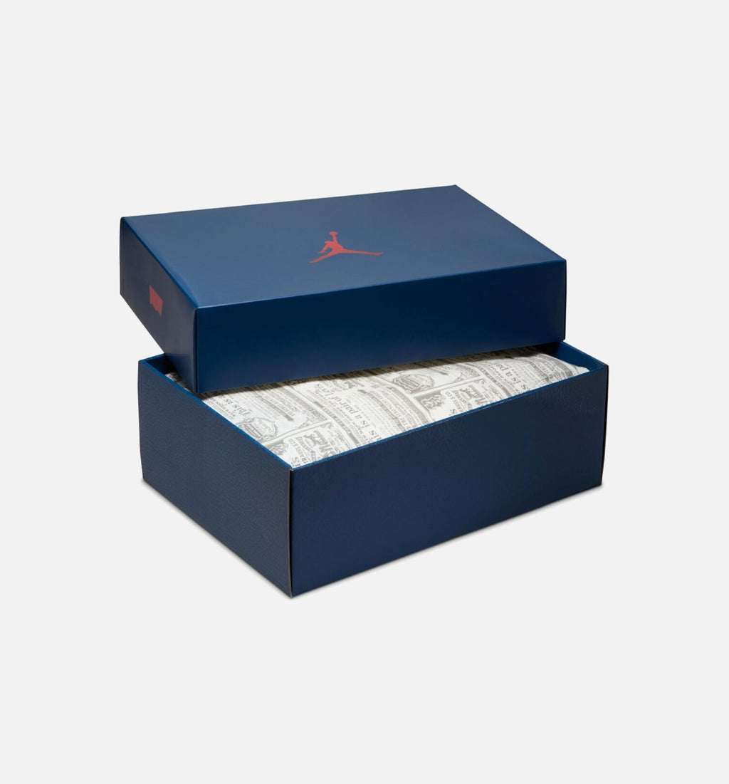 Air Jordan 3 x Levi's Indigo and Gym Red Men's Lifestyle Shoes – Denim/Black/Sail