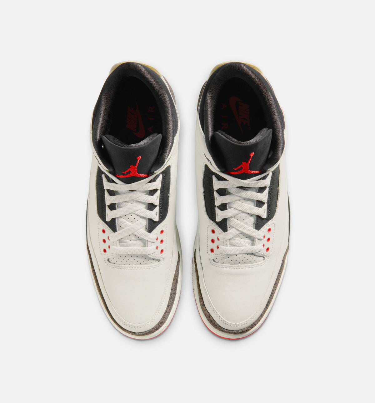 Air Jordan 3 Retro "Sail and University Red" Men's Lifestyle Shoes – Sail/Black/University Red/Pale Ivory