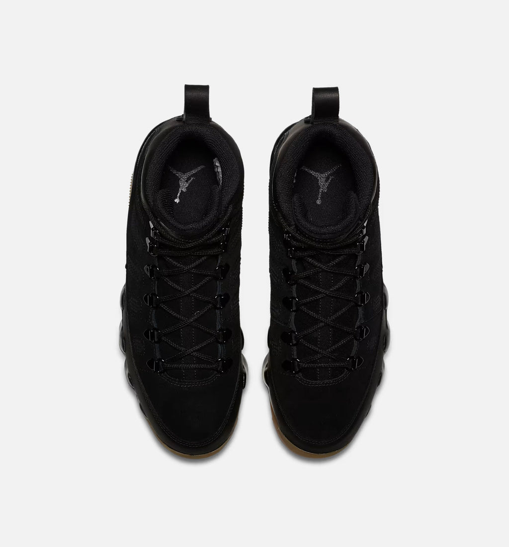 Air Jordan 9 Retro Men's Lifestyle Boots – Black/Black/Gum/Light Brown
