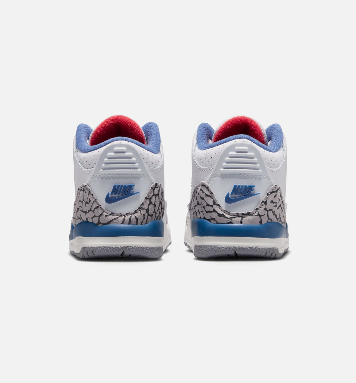 Air Jordan 3 Retro OG "True Blue" Infant/Toddler Lifestyle Shoes – White/Fire Red/True Blue