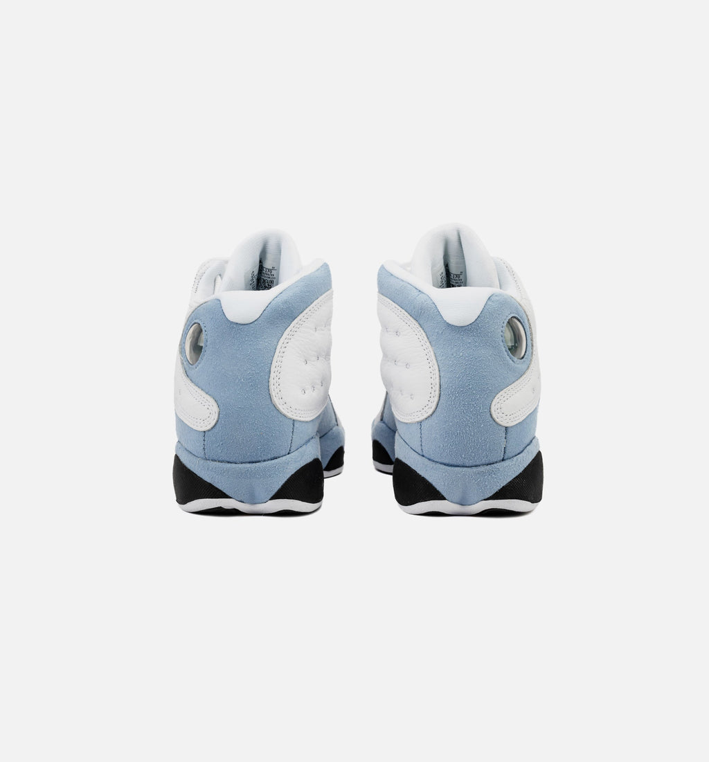 Air Jordan 13 Retro Blue Grey Grade School Lifestyle Shoes – White/Blue Grey/Black/Yellow Ochre