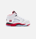 Air Jordan 5 Retro "Fire Red" Infant/Toddler Lifestyle Shoes – Fire Red/White