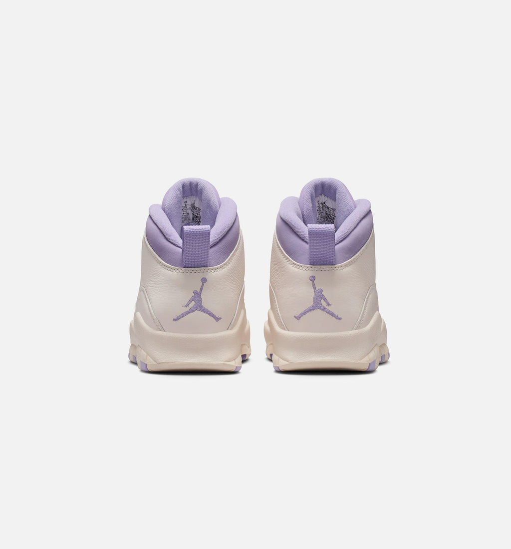 Air Jordan 10 Retro Hydrangeas Women's Lifestyle Shoes – Chalk/Hydrangeas/Wild Grape