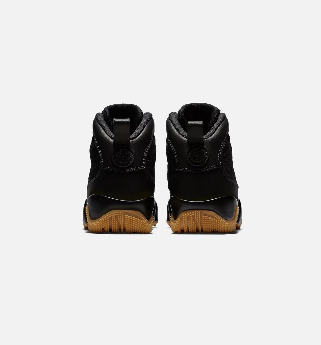 Air Jordan 9 Retro Men's Lifestyle Boots – Black/Black/Gum/Light Brown