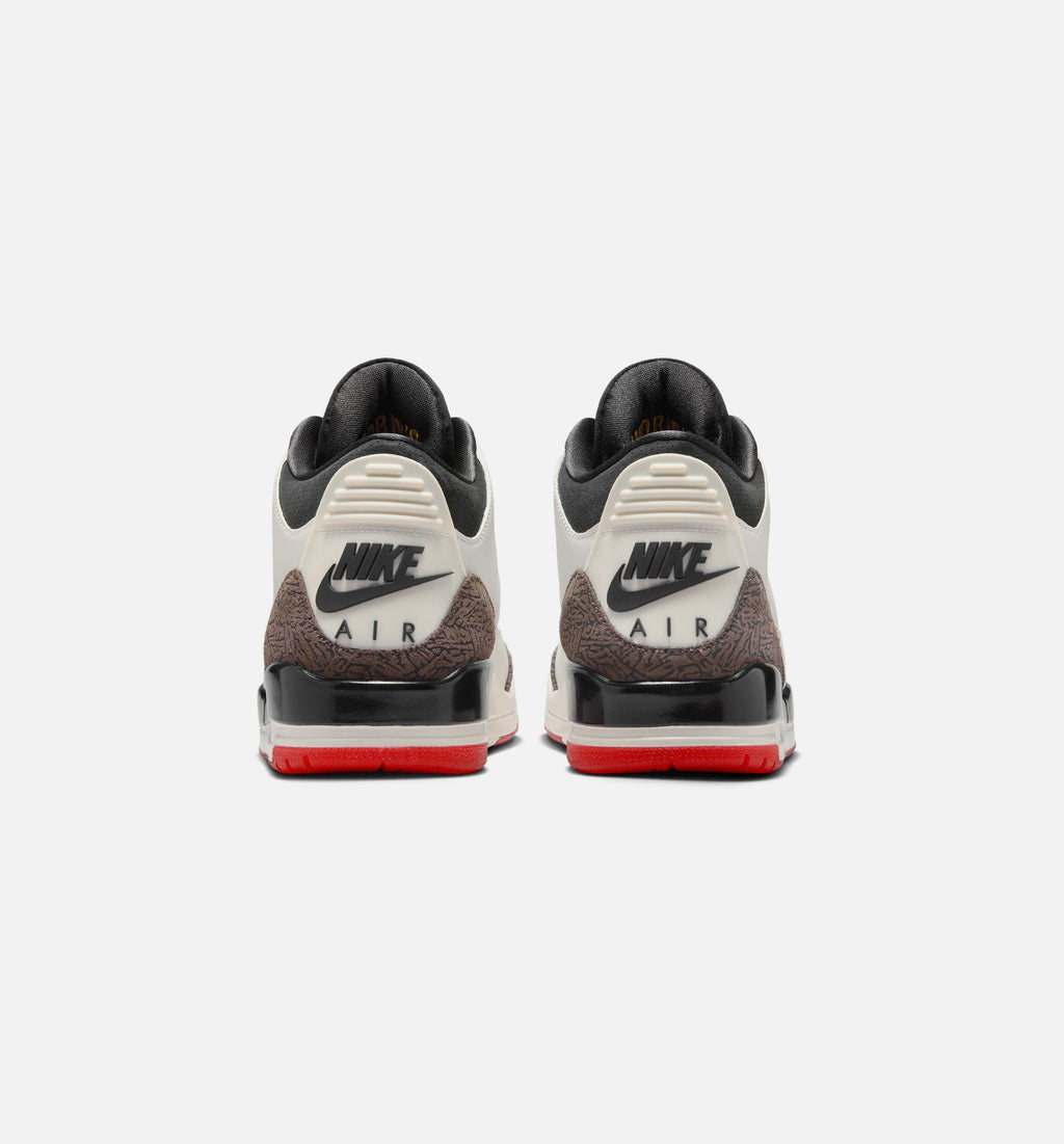 Air Jordan 3 Retro "Sail and University Red" Men's Lifestyle Shoes – Sail/Black/University Red/Pale Ivory
