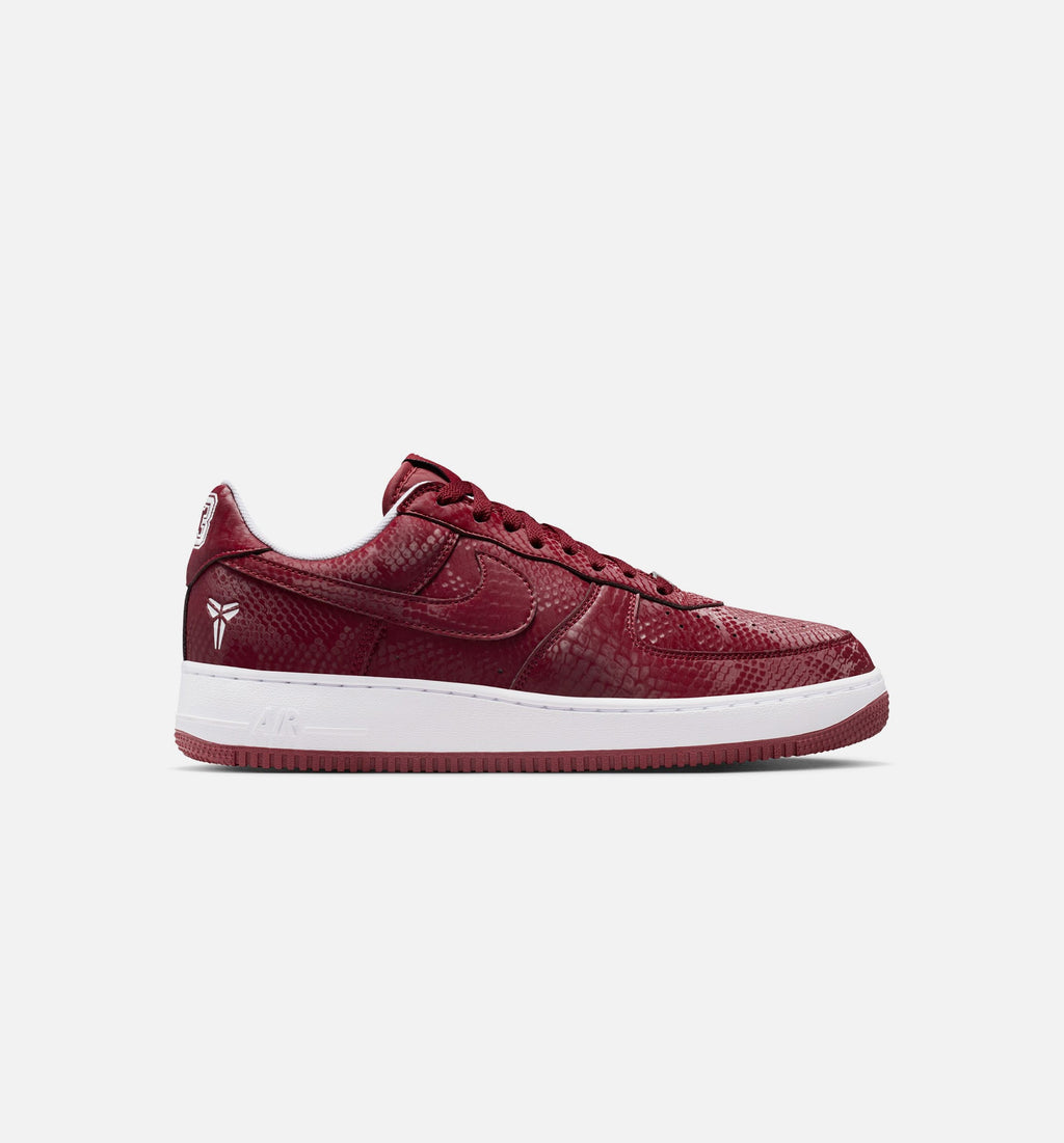 Nike Kobe Air Force 1 Low Merion Men's Lifestyle Shoes – Team Red/White