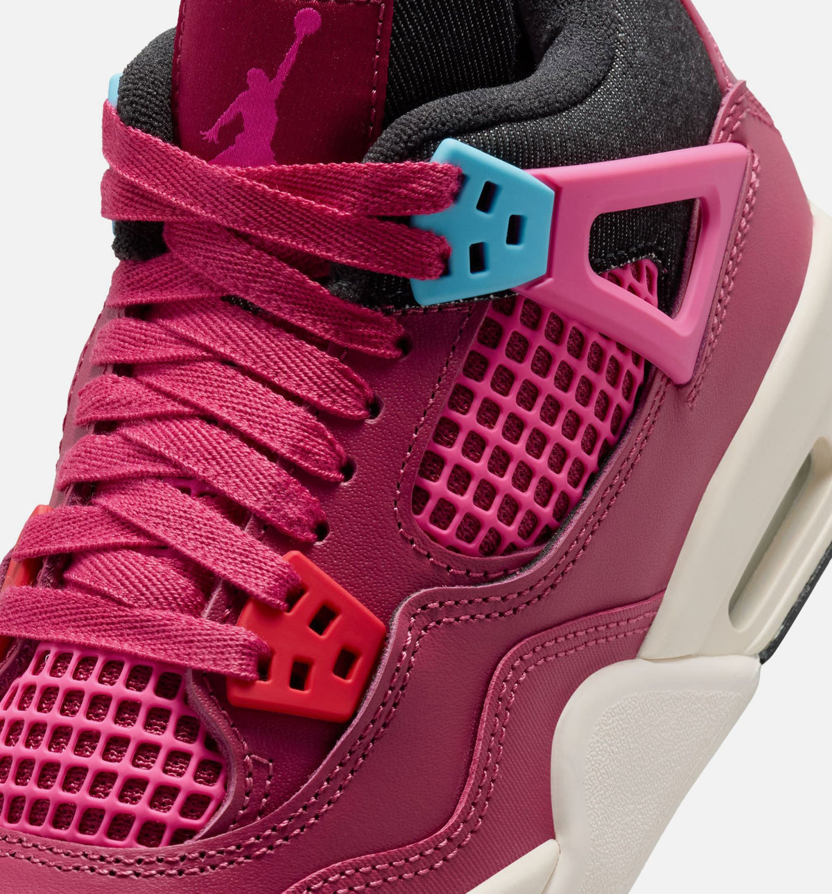 Air Jordan 4 Retro "She's A Star" Grade School Lifestyle Shoes – Sweet Beet/Desert Pink/Off Noir/Chalk