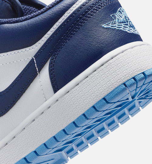 Air Jordan 1 Low "Midnight Navy" Grade School Lifestyle Shoes – Midnight Navy/University Blue/White
