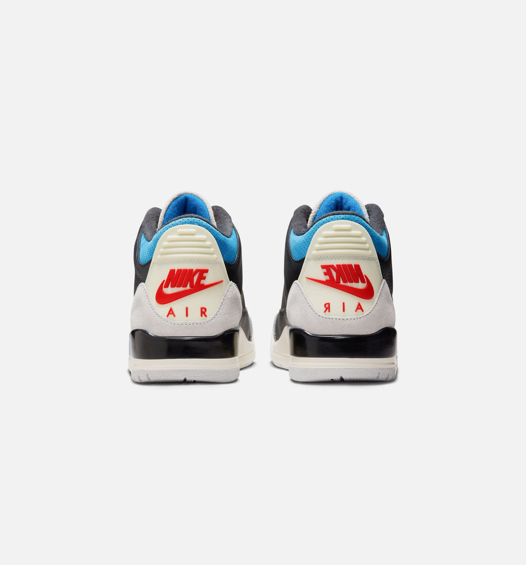 Air Jordan 3 Retro OG "Rare Air" Men's Lifestyle Shoes – Black/Chile Red/Neutral Grey