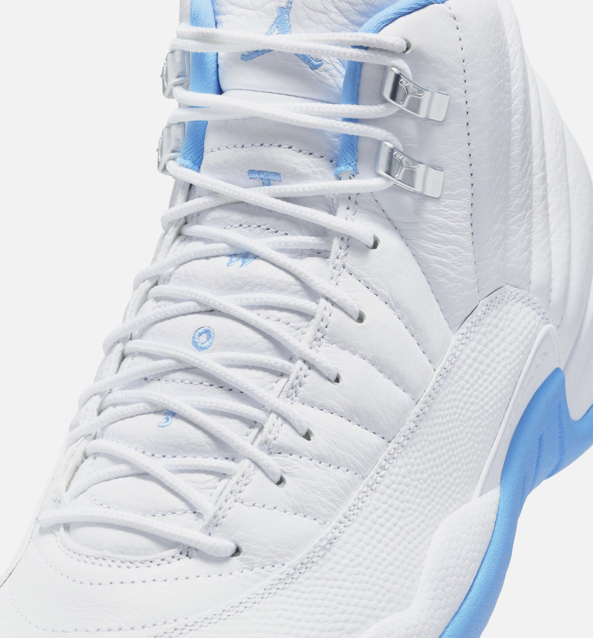 Air Jordan 12 Retro University Blue Men's Lifestyle Shoes – White/University Blue/Metallic Silver