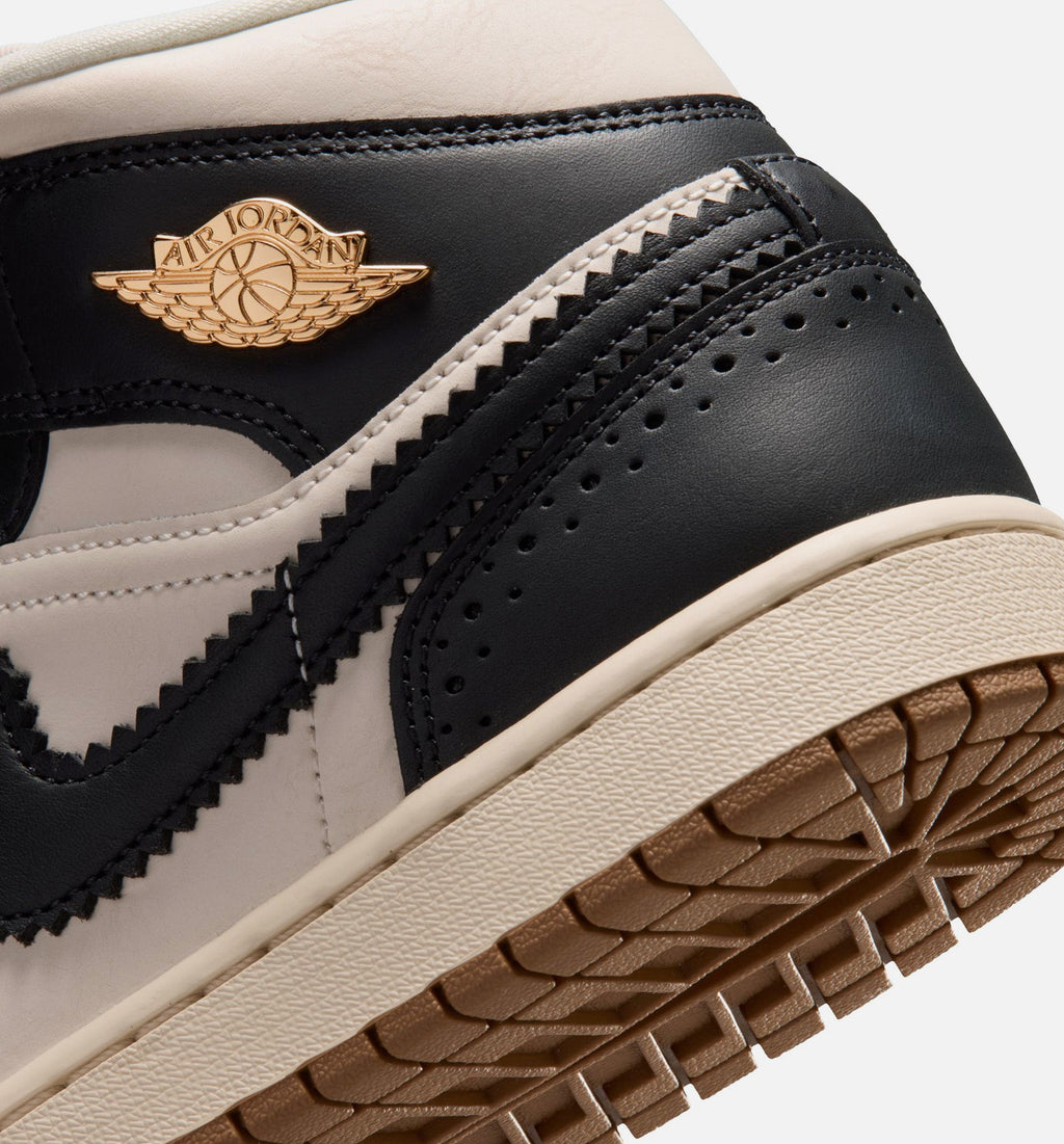 Air Jordan 1 Mid SE Women's Lifestyle Shoes – Off-Noir/Chalk/Pearl White